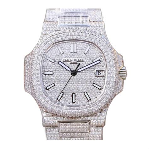 iced out fake patek philippe|Patek Philippe diamond bezel.